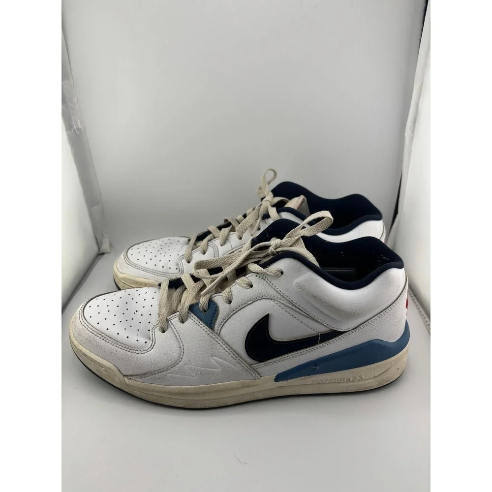 Jordan Stadium 90 Mens White Blue Red Sneakers DX4397-104 Size 10